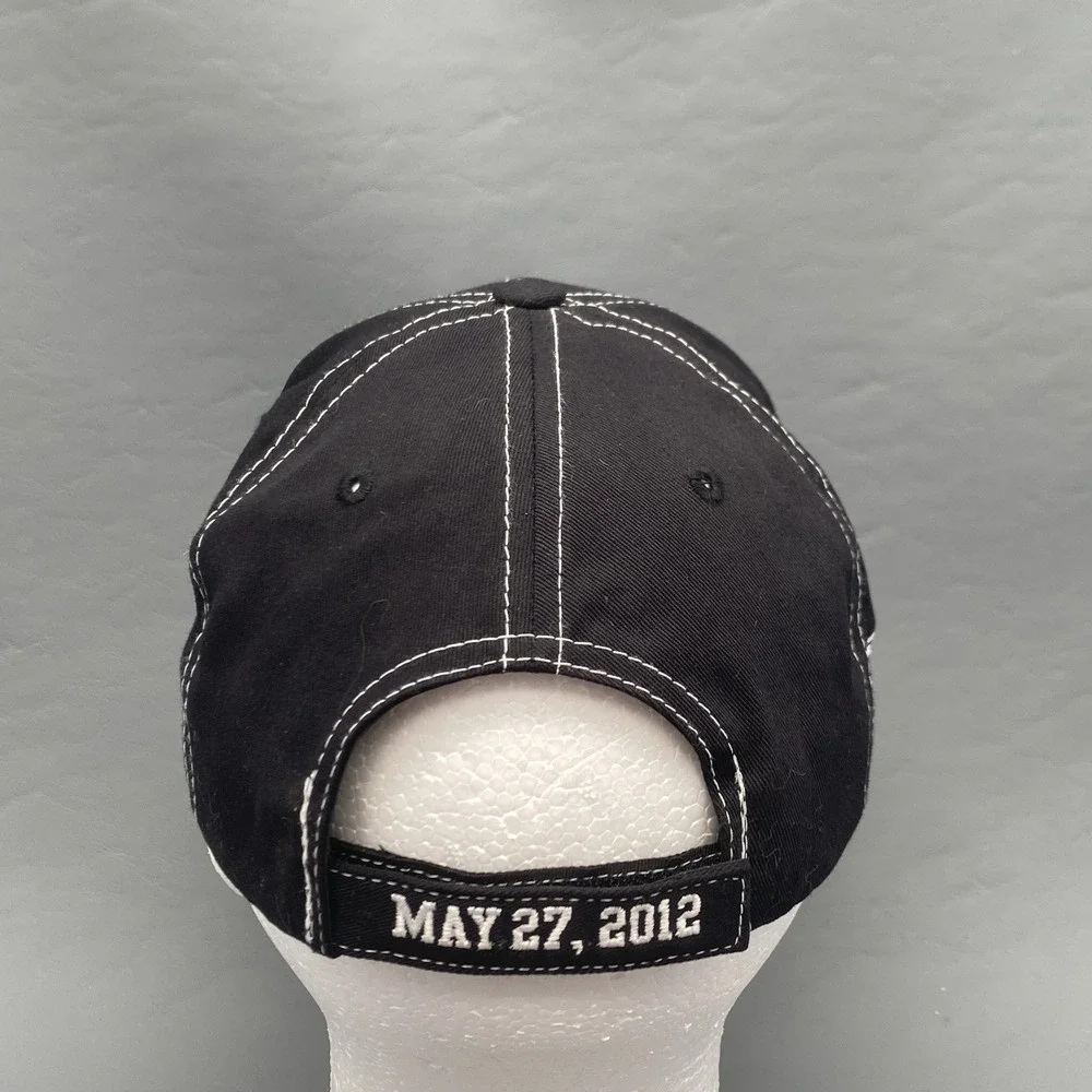 2012 Indianapolis 500 Indy 500 Hat‎ Black White Contrast Stitch Racing Cap